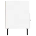 Meuble TV Blanc 80x36x50 cm Bois d'ingénierie