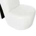 Chaise en forme de chaussure à talon haut Blanc Similicuir
