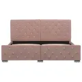 Cadre de lit Rose Velours 160x200 cm