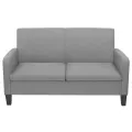 Ensemble de canapés 2 pcs Tissu Gris clair