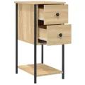 Table de chevet chêne sonoma 32x42x70 cm bois d'ingénierie