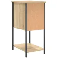 Table de chevet chêne sonoma 32x42x70 cm bois d'ingénierie