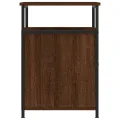 Table de chevet chêne marron 40x42x60 cm bois d'ingénierie