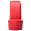 Chaise en forme de chaussure à talon haut Rouge Similicuir