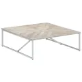 Table basse 110x110x36 cm Bois de manguier solide