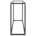 Table console Transparent 120x35x75 cm Verre trempé