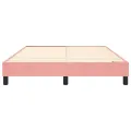 cadre de lit Rose 140x190 cm Velours