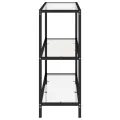 Étagère transparent 100x36x90 cm verre trempé