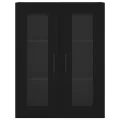 Armoire murale noir 69,5x34x90 cm