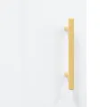 Armoire murale blanc brillant 34,5x34x90 cm