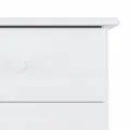 Buffet ALTA blanc 77x35x188 cm bois massif de pin