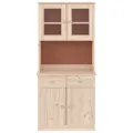 Buffet ALTA 77x35x165 cm bois massif de pin