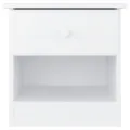 Table de chevet ALTA blanc 43x35x40,5 cm bois de pin massif