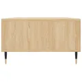 Table basse chêne sonoma 104x60x35 cm bois d'ingénierie