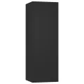 Ensemble de meubles TV 5 pcs Noir Bois d'ingénierie