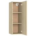 Meuble TV Chêne sonoma 30,5x30x90 cm Aggloméré
