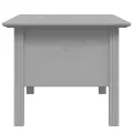 Table basse BODO gris 100x55x45 cm bois de pin massif