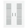 Armoire murale blanc 69,5x34x90 cm