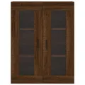Armoire murale chêne marron 69,5x34x90 cm