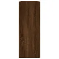 Armoire murale chêne marron 69,5x34x90 cm