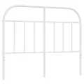 Tête de lit métal blanc 120 cm