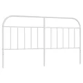 Tête de lit métal blanc 180 cm