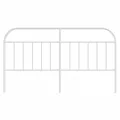 Tête de lit métal blanc 180 cm