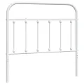 Tête de lit métal blanc 100 cm