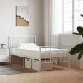 Matelas en mousse blanc 100x200 cm dureté H2 H3