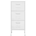 Armoire de rangement Blanc 42,5x35x101,5 cm Acier