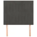 Têtes de lit 2 pcs Gris foncé 80x5x78/88 cm Velours