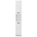 Armoire de salle de bain Blanc 32x34x188,5 cm Bois d'ingénierie