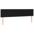 cadre de lit avec matelas LED Noir 180x200 cm Tissu