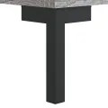 Table basse sonoma gris 102x50x40 cm bois d'ingénierie