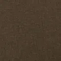 Cadre de lit avec tête de lit Marron foncé 140x190 cm Tissu