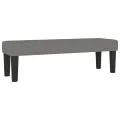 cadre de lit avec matelas Gris foncé 140x200cm Tissu