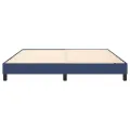 cadre de lit Bleu 160x200 cm Tissu