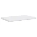 Matelas en mousse blanc 120x200 cm 7 zones dureté 20 ILD