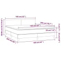 cadre de lit avec matelas Blanc 160x200cm Similicuir
