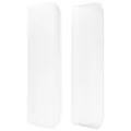 Tête de lit avec oreilles Blanc 83x16x78/88 cm Similicuir
