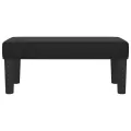 Banc Noir 70x30x30 cm Similicuir