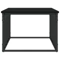 Table basse noir 100x50x35,5 cm bois d'ingénierie