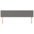 Têtes de lit 2 pcs Gris foncé 80x5x78/88 cm Tissu