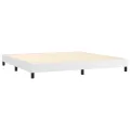 cadre de lit avec matelas et LED Blanc 200x200 cm