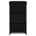 Armoire de rangement avec 6 tiroirs 55x29x55 cm Noir Acier