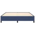 Cadre de lit Bleu 160x200 cm Tissu