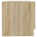 Meuble TV Chêne sonoma 80x35x36,5 cm Bois d'ingénierie