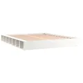 Cadre de lit Blanc 140x200 cm Bois massif