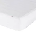 Lit de jour avec matelas jaune 90x200 cm velours