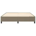 cadre de lit Taupe 180x200 cm Tissu
